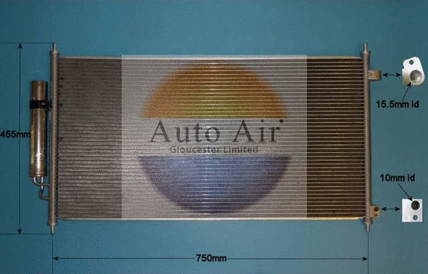 Condenser, air conditioning (16-0013)