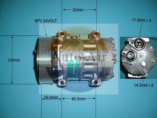 Compressor, air conditioning (14-8044)