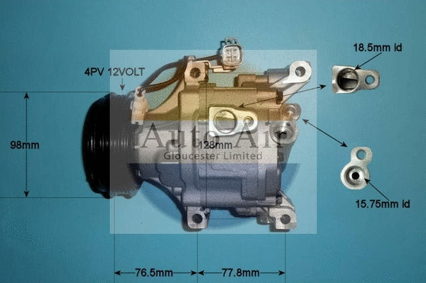 Compressor, air conditioning (14-2072P)