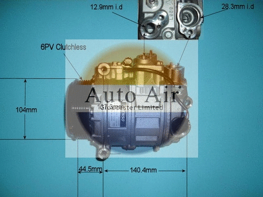 Compressor, air conditioning (14-6201)