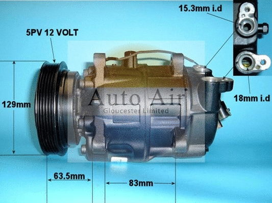 Compressor, air conditioning (14-0262R)