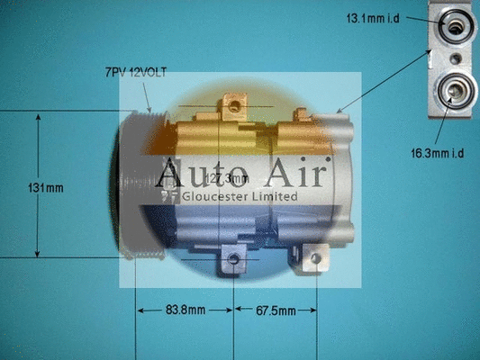 Compressor, air conditioning (14-8146P)