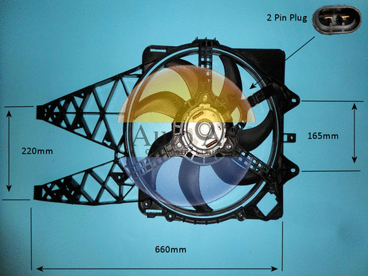 Electric Motor, radiator fan (05-1372)