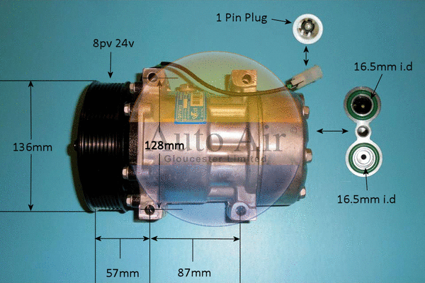 Compressor, air conditioning (14-0132P)