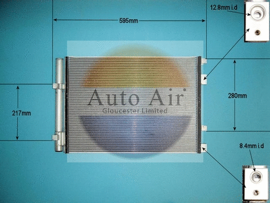 Condenser, air conditioning (16-1062)