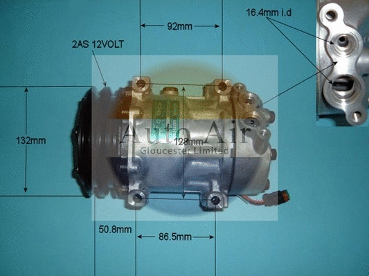 Compressor, air conditioning (14-7981)