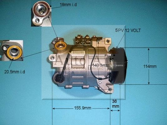 Compressor, air conditioning (14-1310)