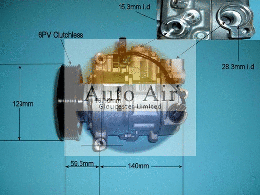 Compressor, air conditioning (14-9738)