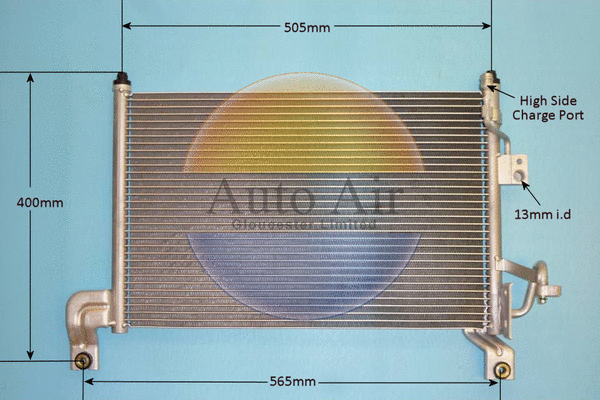 Condenser, air conditioning (16-0066)