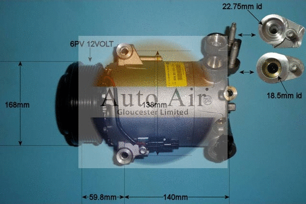 Compressor, air conditioning (14-1055)