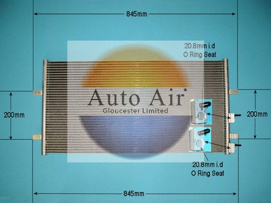 Condenser, air conditioning (16-9001)