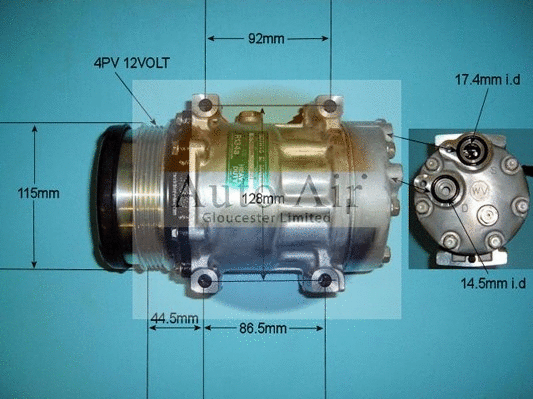 Compressor, air conditioning (14-8148)