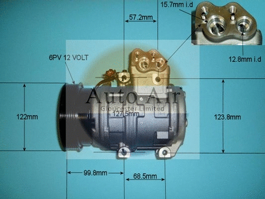 Compressor, air conditioning (14-9726)