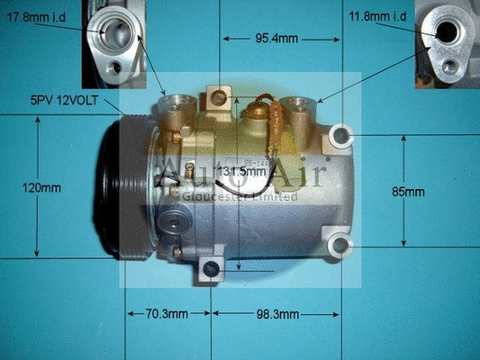 Compressor, air conditioning (14-3132)
