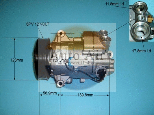 Compressor, air conditioning (14-9743)