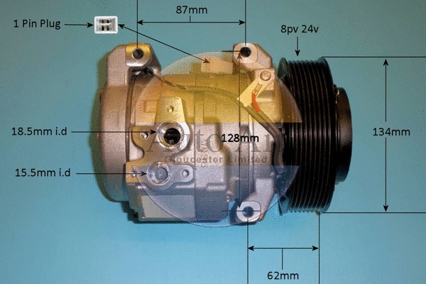 Compressor, air conditioning (14-0355)
