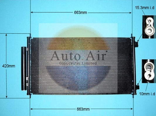 Condenser, air conditioning (16-1345)