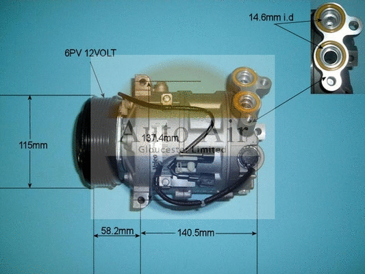 Compressor, air conditioning (14-1313)