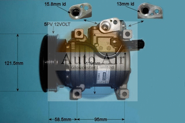 Compressor, air conditioning (14-9774R)