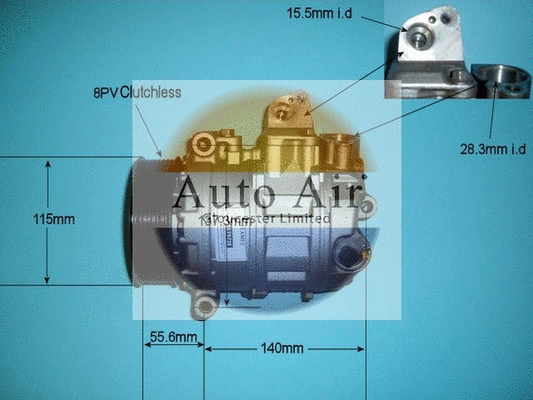 Compressor, air conditioning (14-0267R)