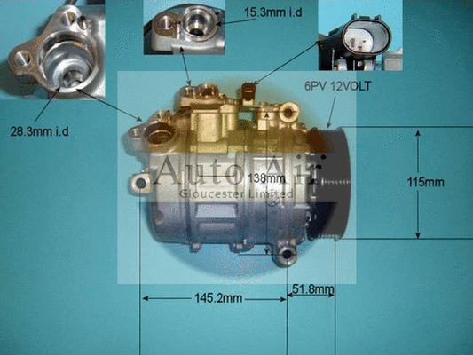 Compressor, air conditioning (14-9151)