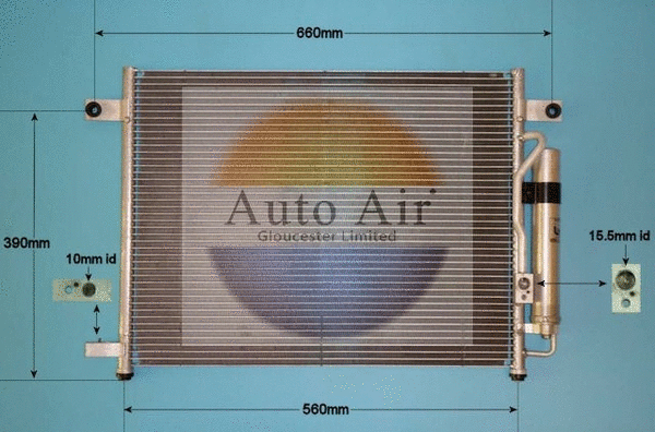 Condenser, air conditioning (16-2048)