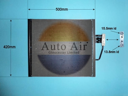 Condenser, air conditioning (16-6590)