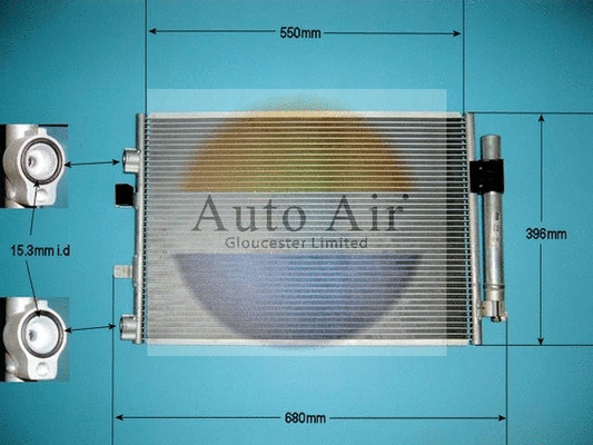 Condenser, air conditioning (16-6226)