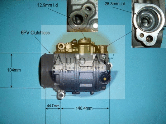 Compressor, air conditioning (14-6201P)