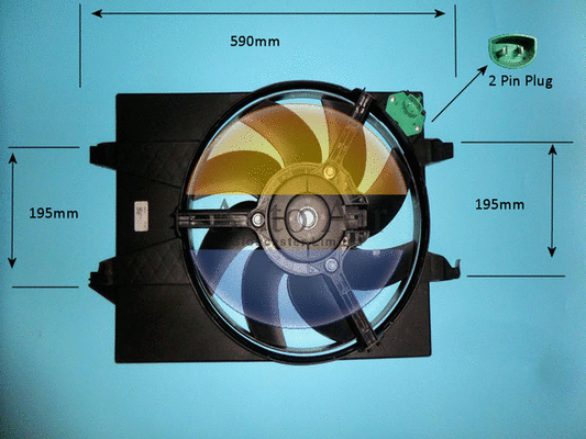 Electric Motor, radiator fan (05-1246)