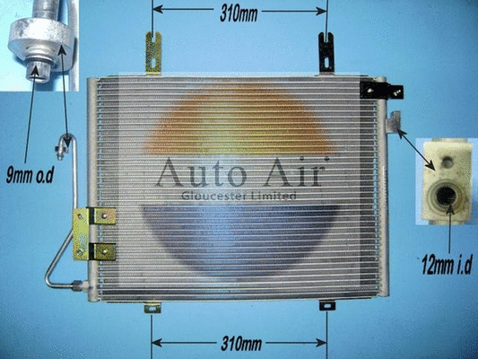 Condenser, air conditioning (16-1272)
