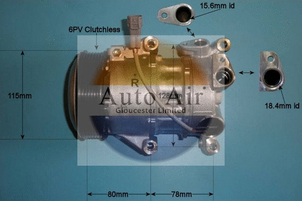 Compressor, air conditioning (14-0195)