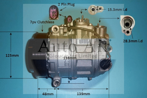 Compressor, air conditioning (14-0351)