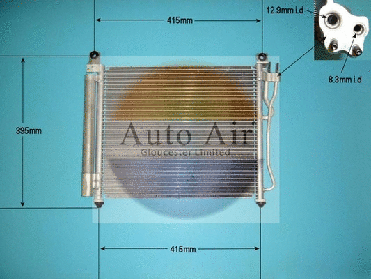 Condenser, air conditioning (16-9943)