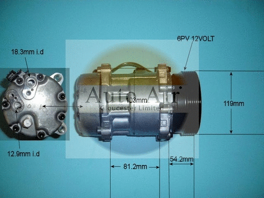 Compressor, air conditioning (14-9699P)