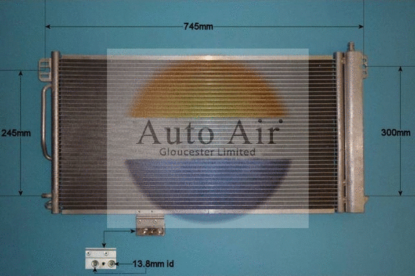 Condenser, air conditioning (16-1211)