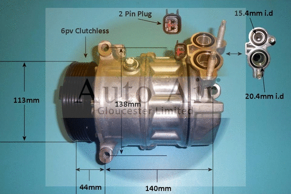 Compressor, air conditioning (14-2085P)