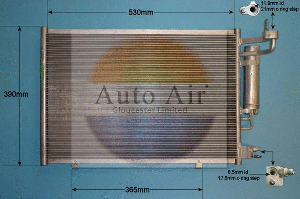 Condenser, air conditioning (16-6517)