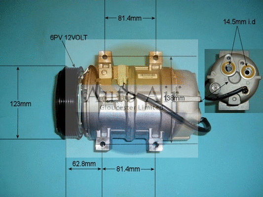 Compressor, air conditioning (14-9700)