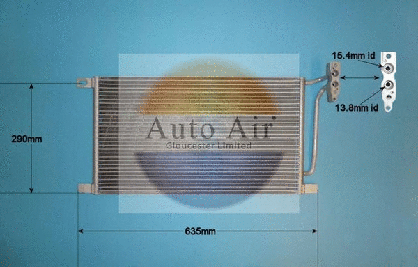 Condenser, air conditioning (16-9685)