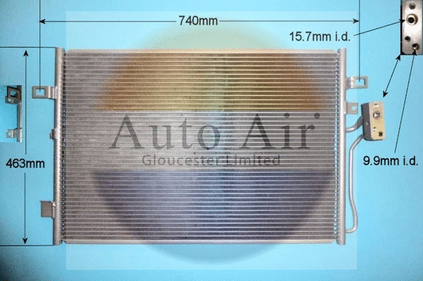 Condenser, air conditioning (16-6236)