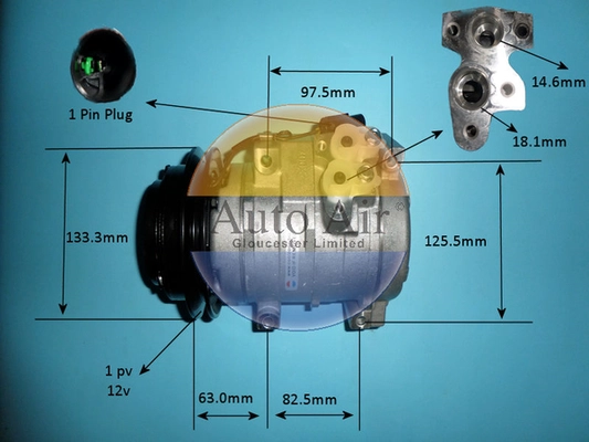 Compressor, air conditioning (14-7424P)