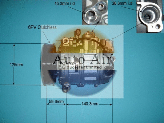 Compressor, air conditioning (14-9689)