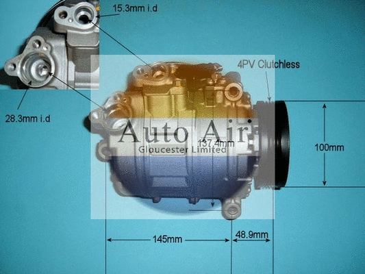 Compressor, air conditioning (14-9650R)