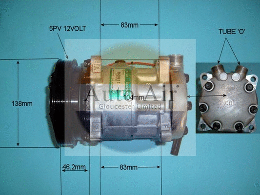 Compressor, air conditioning (14-7837)