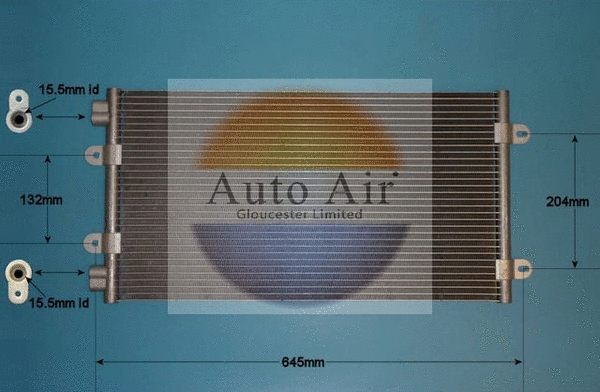 Condenser, air conditioning (16-1120)