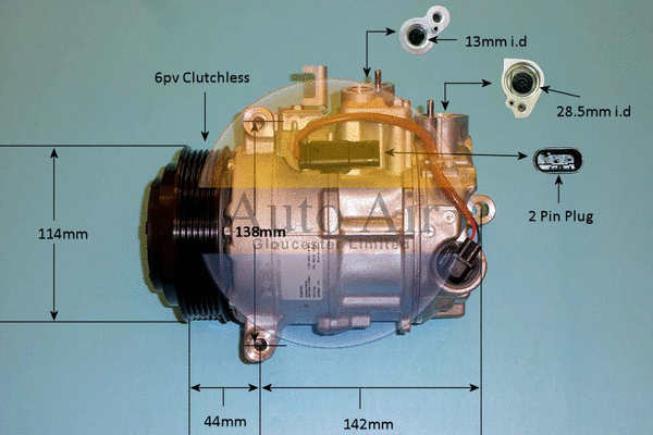 Compressor, air conditioning (14-1767)