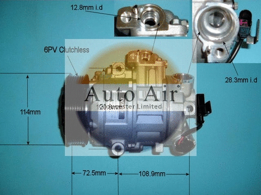 Compressor, air conditioning (14-9718)