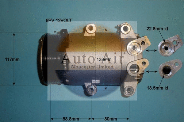Compressor, air conditioning (14-1054P)