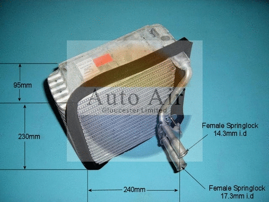 Evaporator, air conditioning (21-0085)